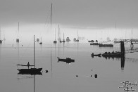 Morning Fog with Sailboats- Southwest Harbor - Acadia National Park, Maine Morning Fog with Sailboats- Southwest Harbor - Acadia National Park, Maine