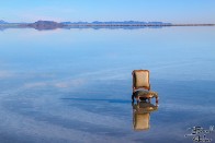 Rest Area Seating - Great Salt Lake, Utah Rest Area Seating - Great Salt Lake, Utah