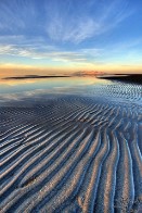 Sunset Ripples and Antelope Island - Great Salt Lake, Utah Sunset Ripples and Antelope Island - Great Salt Lake, Utah - bp0051